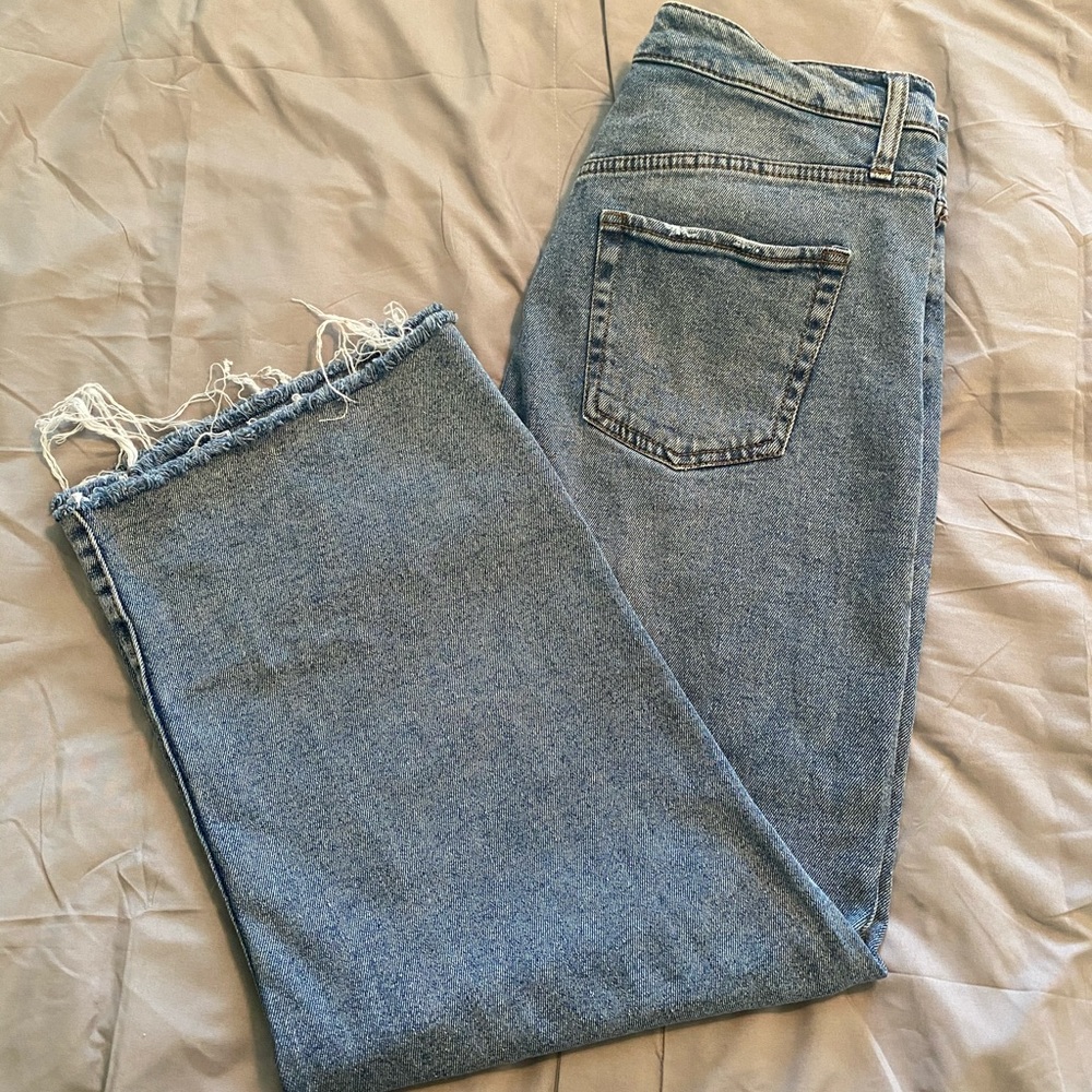 Wide leg jeans